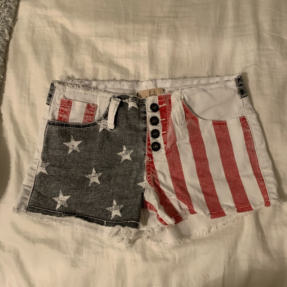 American flag Stars and Stripes shorts